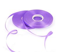 50m x 2 Rolls Purple Balloon Ribbon - 5mm Curling String for Gift Wrapping, Halloween, Birthday, Crafts, Wedding, Party Decoration