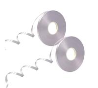 50m X 2 Rolls Silver Ribbon for Balloons, Mooshy Silver Curling Ribbon 5mm String for Balloons Birthday Wedding Christmas Festival Party Decorations Gift Crafts Wrapping Flower