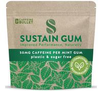 50mg Caffeine Gum | Natural Mint | 192 Pieces | Plastic Free | Sugar Free