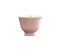 50ml/1.5oz Chinese simple and exquisite underglaze peach pink ceramic teacup-Yunchi Cup