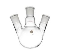 50mL 19/26 * 3 Flask Oblique Shape With Three Necks Standard Ground Mouths Laboratory Equipment