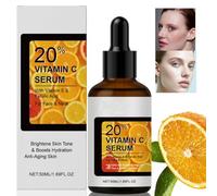 50ml 20% Vitamin C Serum for Face with Hyaluronic Acid,Reduces Dark Spots & Wrinkles,Boost Skin Collagen,Wrinkles & Fine Lines Anti Aging,Facial Serum Skin Care Women/men,Hydrate & Brighten for Women