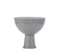 50ml 6.6 * 7cm, Antique Style Kung Fu Tea Cup Ceramic Goblet Chinese Tea Cups Ceramic Footed Ice Cream Bowl Ice Cream Goblet