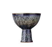 50ml 6.6 * 7cm, Antique Style Kung Fu Tea Cup Ceramic Goblet Chinese Tea Cups Ceramic Footed Ice Cream Bowl Ice Cream Goblet