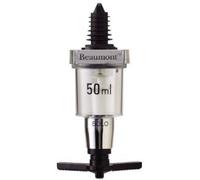50ml Beaumont Solo Classical Chrome Spirit Measure Bar Optic 3099
