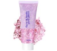 50ml Body Glitter Gel - Chunky Sequins & Shimmer Powder for Face, Eyes, Hair & Nails. Perfect for DIY Art, Festivals, Parties & Makeup. Face Glitter, Long-Lasting, Vibrant & Easy to Apply