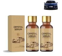 50ml Crystal Serum, Advanced Graphene Ceramic Crystal Coating For Cars, 9H Graphene Coating For Car Detailing, Hydrophobic Scratch-Resistant Car Coating, Easy Application For Auto Detailing (2PC)
