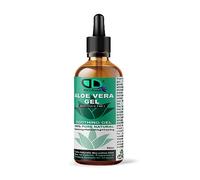 50ML DROPPER | Organic Aloe Vera Gel 100% Pure Natural from Freshly Cut Aloe, Soothing & Hydrating, Rich in vitamins, bug bites and minor burns, Ideal for all skin types, Cruelty-free & Vegan