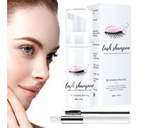 50ml Eyelash Shampoo - Eyelid Foaming Cleanser Lash Foam Shampoo For Extensions,Eyelash Foam Cleanser For Extensions And Natural Lashes, Paraben Sulfate Free, Salon And Home Use