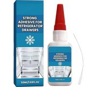 50ml Freezer Drawers - Strong Adhesive for Refrigerator Drawers | Refrigerator Drawer Glue,Strong Adhesive for RefrigeratorDrawers,Low Temperature Resistant, Transparent Glue Layer