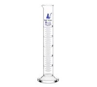 50ml Lab Glass Measuring Cylinder | Borosilicate Glass | Blue Graduation Markings | High Quality Cylinders | 10ml to 1000ml Sizes Available | Accurate to 1.0ml | 50 ml