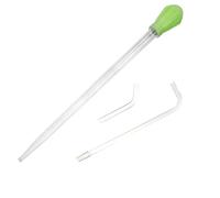 50ml Manual Coral Fish Feeder/Water Changer/Waste Remover with 2pcs Extension Pipes, Fecsam 17.7inch Aquarium Clean Tool for Fish Tank Cleaning, Aquatic Pipette Dropper, Gravel Cleaner Siphon