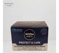 50Ml Nivea Men Protect & Care Intensive Moisturizing Cream Cares & Protects