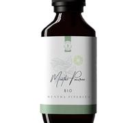 50ml Organic Peppermint Essential Oil (Mentha piperita) - 100% Pure, Natural and Bio - Fresh, Invigorating & Clear Mint Oil for Consumption, Cooking, Diffuser, Cleaning, Repellent - Food Grade