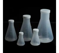 50ml to 1000ml Lab Plastic Erlenmeyer Flask Set with Screw Cap - Ideal for Laboratory Experiments(50ml 10pcs)