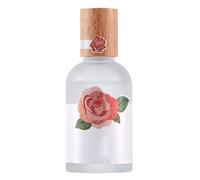 50ml Womens Perfume Girl Everyday Scent Natural Crisp Aroma | Pink Glass Bottle with Aluminium Spray, Wooden Accent, for Showering and Going the Morning