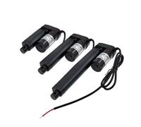 50mm 100mm 150mm Linear Actuator DC 12V 24V Linear electronic starter 100/300/500/700/1000/1200/1500N Stroke electronic starter Black(12V 300N 35mm s,Stroke 100mm)