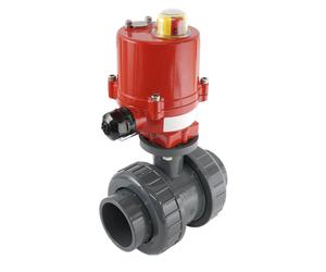 50mm 12V DC VDL 2-way PVC Electrical ball valve
