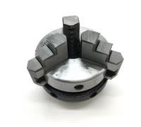 50mm 2‘ Chuck 3-jaw Manual Mini self-Centring Chuck K01-50 with Connecting Rod Connector for CNC(K01-50-6MM)