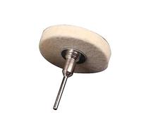 50mm 2" Compressed Wool Felt Fabric Disc Polishing Buffing Pads Wheel for Electronic Instruments, Jewelry Making Polishing Buffing Pads
