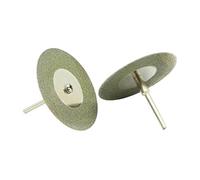 50mm (2″inch) Diamond Coated Rotary Cutting Cut Off Blade Wheels Saw Blades Cutting Discs for Dremel Mandrel Mini Drill 10PCS