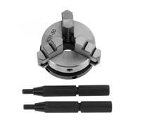 50mm 2" Lathe Chuck 3 Jaw Manual Self-Centering Chuck K01-50 Thread Mount Woodworking Tools Lathe Accessories