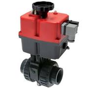 50mm 24-240V AC/DC Fail-Safe VDL 2-way PVC Ball Valve