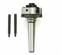 50MM 3 JAW MINI SCROLL CHUCK WITH MT2 MOUNTING SHANK 3/8 DRAWBAR THREADED 12 x 1