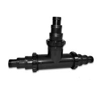 50mm 3-Stepped Hosetail Triple Flexible Hose Joiner - for Flexible Hose (30mm, 40mm& 50mm ID) | Barbed Hose Fitting | Multi Hose Adaptor | Corrugated Pond Pipe | Multi Stepped Connector