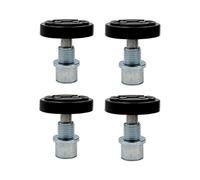 50mm 4PCS Auto Car Lift Telescopic Round Tray Rubber Pads Peg 2-Stage Screw-up Pads