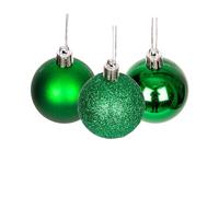 50mm/9Pcs Christmas Baubles Shatterproof Dark Green, Christmas Tree Decorations Ball Ornaments Balls Xmas Hanging Decorations Holiday Decor - Shiny,Matte,Glitter