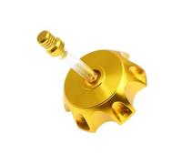 50mm Aluminum Fuel Tank Cap With Vent Universal Fit Compatible with Most Motorcycle Dirt Bike ATV Compatible With Various Racing Models(Gold)