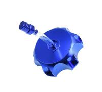 50mm Aluminum Fuel Tank Cap With Vent Universal Fit Compatible with Most Motorcycle Dirt Bike ATV Compatible With Various Racing Models(Blue)