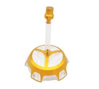 50mm Aluminum Motorcycle Gas Fuel Petrol Tank Cap Universal Fit Compatible with Most Dirt Bikes ATVs Refit Parts Compatible With Various Models(Gold)