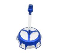 50mm Aluminum Motorcycle Gas Fuel Petrol Tank Cap Universal Fit Compatible with Most Dirt Bikes ATVs Refit Parts Compatible With Various Models(Blue)