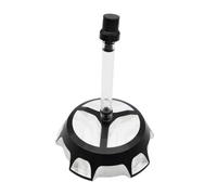 50mm Aluminum Motorcycle Gas Fuel Petrol Tank Cap Universal Fit Compatible with Most Dirt Bikes ATVs Refit Parts Compatible With Various Models(Black)