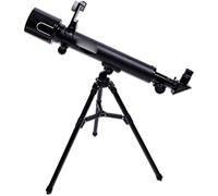 50mm Aperture 600mm AZ Astronomical Refractor Telescope BAK4 Prism FMC Objective Telescope with Smartphone Holder and Tripod