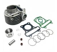 50mm Bore Cylinder With Gaskets And Piston Rebuild Kit Compatible With GY6 100cc 4 Stroke Engine 139QMA 139QMB Scooter Moped Go Kart ATV(GY6 100)