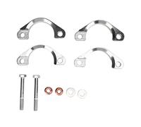 50mm Dia Carbon Steel High Strength Exhaust Flange Repair Kit for E24 E32 E34 E39 Exhaust Flange Rebuild Kit Repair Replacement Accessory Exhaust