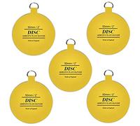 50mm Disc Plate Hangers for Walls, 5 Pack Invisible Self Adhesive Hangers