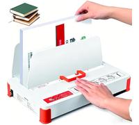50mm Electric Thermal Binding Machine, 3 Temperature Ceramic Heating Book Binder for Office Reports & Contracts