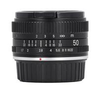50mm F1.7 Full Frame Portrait Lens Manual Fixed Focus Camera Lens for DSLR Mirrorless Cameras with Dust Proof Storage Bag