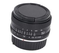 50mm F1.7 Large Aperture Lens, Manual Focus, Large Aperture Design, Multi Layer Film, Compact and Portable