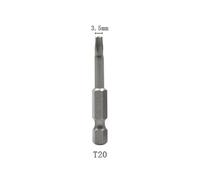 50mm Five Point Magnetic Screwdriver Bit Set for Torx to T40 1pc Hex Shank Tool ()
