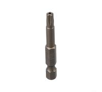 50mm Five Point Magnetic Screwdriver Bit Set for Torx to T40 1pc Hex Shank Tool ()