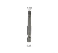 50mm Five Point Magnetic Screwdriver Bit Set for Torx to T40 1pc Hex Shank Tool (T27)