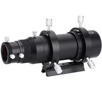 50Mm Guidescope 190Mm Focal Length Aluum Alloy W/Double Helical Focuser Bracket for Astronomical Telescope,for indoor/outdoor
