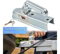 50mm Heavy Duty Unbraked Trailer Coupler With Lock