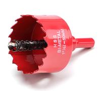 50mm Hole Saws Cutter, HSS Bi-Metal Drill Bit for Wood, Plastic, UPVC, Fiberglass and Plasterboard