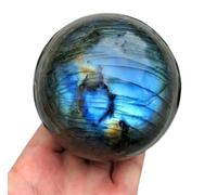 50mm, Labradorite Crystal Ball Polished Moonstone Crystals Sphere Collectible Figurines Divination Home Decor